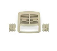 Auto Bocchette Aria Condizionata Per Mercedes Per Benz Classe E W211 E200 E230 E300 E350 Griglia uscita aria condizionata centrale posteriore Copertura modanatura(Light Beige-Panel)