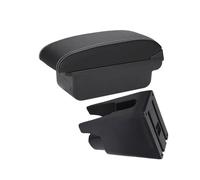 Auto Braccioli Per C1 Per Peugeot 107 Per Toyota Per Aygo BJ Box Bracciolo Accessori Auto Scatola Negozio Di Dettagli Interni Installazione Semplice Bracciolo Centrale(C3 Black white NO USB)