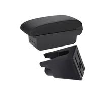 Auto Braccioli Per C1 Per Peugeot 107 Per Toyota Per Aygo BJ Box Bracciolo Accessori Auto Scatola Negozio Di Dettagli Interni Installazione Semplice Bracciolo Centrale(B2 Black line 3USB)