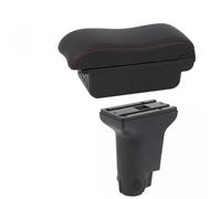Auto Braccioli Per Fiat Per 500 Per Cronos 2012 2013 2014 2015 2016 2017 2018 2019 2020 2021 2022 2023 2024 Bracciolo Centrale Portaoggetti(B red line 3USB)