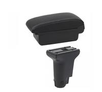 Auto Braccioli Per Fiat Per 500 Per Cronos 2012-2024 Bracciolo Centrale Scatola Portaoggetti Retrofit Dedicato Accessori Interni Rialzati(A white line No USB)
