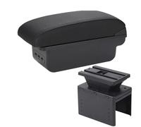 Auto Braccioli Per Hyundai I20 2021 2022 Bracciolo Interno Parti Console Centrale Accessori Scatola Portaoggetti(B Black line 3USB)