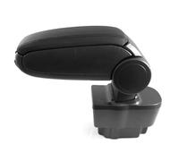 Auto Braccioli Per Opel Per Corsa D 2007-2014 LHD Nero Similpelle/Tessuto Bracciolo Centrale Vano Portaoggetti(Leather)