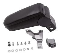 Auto Braccioli Per Per Golf Per Bora Per Beetle 1999-2004 Bracciolo Centrale In Similpelle/tessuto Nero, Contenitore Portaoggetti(Leather)