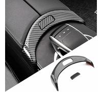 Auto Bracciolo Box Button Frame Per Mercedes 2 pezzi Plastica Bracciolo Auto adatto per uso quotidiano Passaggi di installazione 1 Strappare il nastro