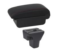 Auto Bracciolo Box Centro Scatola Di Immagazzinaggio Per Hyundai Per Accent Per Verna 2006 2007 2008 2009 2010 2011(C1 Red Line)
