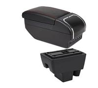 Auto Bracciolo Box Console Centrale Stoccaggio Interno Auto-styling Portabicchieri Con USB Per Skoda Per Rapid(H2 4 USB)