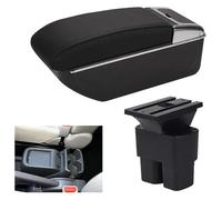 Auto Bracciolo Box Per Nissan Per NV200 Bracciolo Auto Scatola Portaoggetti Bracciolo Centrale Console Organizer Accessori Interni USB(D2 Black Line No Usb)