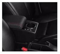 Auto Bracciolo Box Per Nissan Per Terrano 3 2010 2011 2012 2013 2014 2015 2016 2017 2018 Bracciolo Auto Scatola Portaoggetti Parti(B1 Red Line 3usb)
