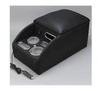 Auto Bracciolo Per Land Per Rover Per Freelander Per Discovery Corrimano Posteriore Box Di Ricarica Per Cellulare USB LED Metti Tovaglioli Carta Ammortizzatore Bagagliaio(BALCK)