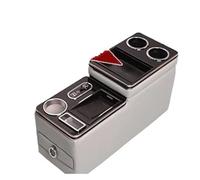 Auto Bracciolo Per Larghezza Sedile 22 Cm Set Bracciolo Seconda Universale Centro Commerciale Negozio Mobilità Veicolo(Off white)