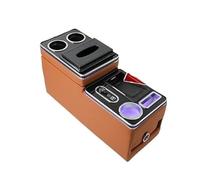 Auto Bracciolo Per Larghezza Sedile 22 Cm Set Bracciolo Seconda Universale Centro Commerciale Negozio Mobilità Veicolo(Orange)