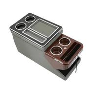 Auto Bracciolo Per Peugeot Per Traveller 2016+ Set Di Barre Portatutto Anteriori Per Auto General Business Bracciolo Centrale Negozio Mobile(C gray)