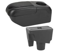 Auto Bracciolo Per Toyota Per Aqua Bracciolo Box Auto Portaoggetti Parti Retrofit Dedicate Accessori Interni(Black Black)