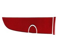 Auto Bracciolo Sticker Decorativo Per F&iat 500 2016-2023 Adesivo Principale Per Conducente Co-liopt Pannello Di Copertura Adesivi(RHD Co-pilot Red)