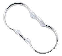 Auto Bracciolo Sticker Decorativo Per Focus 2 2009-2011 Per Fiesta 2 3 2009-2015 Decorazione Per Tazza D'acqua Per Auto Adesivo Per Interni Auto(Argento)