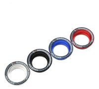 Auto Bracciolo Sticker Decorativo Per Focus 2 3 MK2 MK3 Per Kuga Per Escape Per Everest Per Mondeo Anello Rivestimento Dell'interruttore Accensione Adesivo Circolare Per Foro Chiave(Argento)