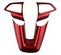 Auto Bracciolo Sticker Decorativo Per Focus 3 MK3 2015-2018 Stile Auto Volante Coration Modanatura Telaio Copertura Trim Adesivo Interno Auto(Upgrade Red)