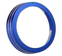 Auto Bracciolo Sticker Decorativo Per Focus 4 MK4 2019 2020 Interni Pomello Del Cambio Automatico Cerchio Di Rifinitura Parti Pomello Del Cambio Testa Del Cambio Copertura 1Pc(Blu)