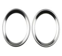 Auto Bracciolo Sticker Decorativo Per Mazda CX-5 CX5 2017-2022 Copertura Per Anello Sonoro Dell'altoparlante Modanature Interne In Acciaio Inossidabile