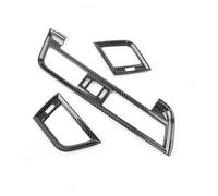 Auto Bracciolo Sticker Decorativo Per Q5 Q5L FY 2018-2021 Console Centrale Auto Aria Condizionata Presa D'aria Laterale Telaio Di Copertura Trim LHD(3pcs)