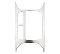 Auto Bracciolo Sticker Decorativo Per VW Per T&R&OC 2018-2023 Copertura Decorativa Per Console Centrale, Pannello Adesivo Per Tazza D'acqua Per Auto(Stainless silver)