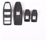 Auto Bracciolo Sticker Decorativo Per X1 U11 2023 2024 Pulsanti Di Sollevamento Del Vetro Del Finestrino Dell'auto Adesivi Per Cornici Accessori Per Auto(Black Wood Grain)