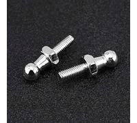 Auto Bulloni, Bullone prigioniero a sfera M6 in acciaio inossidabile per auto 2 pezzi per Gas Struts Bonnet Ended Ball