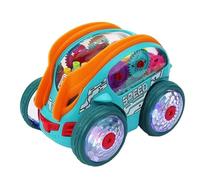 Auto Bump & Go Automatica, Da Corsa Girevole A 360° Con A LED, Camion Per Bambini Sicuro Giocattolo Per Sensoriale Per Bambini Ragazzi Ragazze