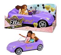 AUTO CABRIO VIOLA GRANDEZZA BARBIE MACCHINA CABRIOLET ELLA MGA 78116EUC