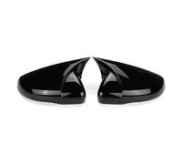 Auto Calotte Specchietti 2 PZ Per VW Per Golf 6 MK6 Per GTI Per GTD 2009 2010 2011 2012 2013 Car Side Rear View Specchio Coperture Caps Copertura Retrovisore (Colore : Glossy Black)