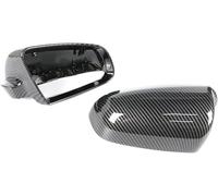 Auto Calotte Specchietti per Audi A3 S3 8P 2005-2008 A4 S4 B6 B7 8E 8H A6 S6 C6 4F, Coperchio Dello Specchio Laterale Ricambio per Specchietto Retrovisore, Calotta Coperchio Specchi Esterno Caso Trim