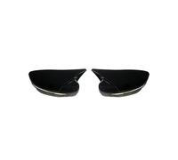 Auto Calotte Specchietti Per Qashqai X-Trail Per Murano Per Rogue Per Pathfinder 2015-2019 Copertura Specchietto Retrovisore Laterale Tappo Parafango Rivestimento Portiera(Nero lucido)