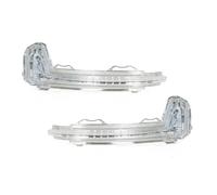 Auto Calotte Specchio Per VW Per Tiguan 2017-2020 Coperchio Specchietto Retrovisore Laterale Cornice In Vetro Luce Direzione(Light 1pair)