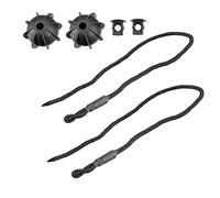 Auto Cappelliera Posteriore Scaffale String,Corda con Clip di Fissaggio per Ripiano Posteriore,Cinghia Universale per Portapacchi,Corda di Fissaggio Universale per Portapacchi 2 Paio Tokaneit