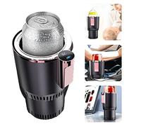 Auto Car Cup Cooler Warmer 2 in 1 Car Cooling And Heating Cup Holder with Display Temperature for Water Coffee Beverage Milk