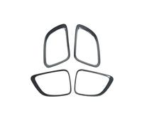 Auto Car Interior Per Benz W206 2022 2023 Auto Porta Audio Altoparlante Pannello Cornice Decorazione Trim Interni In Acciaio Inox(Carbon Fiber Color)