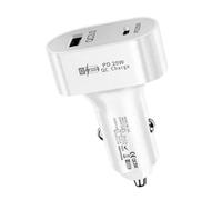 Auto Carica Adattatore PD25W Rapido Base per Smartphone Compresse PC Portatili