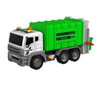 Auto Carro Camion della Spazzatura City Service con Luci e Suoni Scala 1:14
