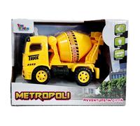 Auto Carro Camion Lavoro Cantiere Pompieri Luci e Suoni Modellino Scala 1:20