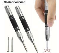 Auto Center Puncher Hole Marker Legno Metallo Acciaio Carico a molla Kerner Drill Locator Heavy Duty Punch Carpenteria Utensile manuale automatico