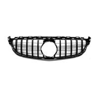 Auto Centrale Anteriore Griglia Per Benz Per W205 Per C63 2015 2016 2017 2018 Griglia Di Aspirazione Aria Racing Paraurti Anteriore Protezione Serbatoio Acqua Modifica(Black)