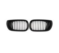 Auto Centrale Anteriore Griglia Per E46 4 Porte 4D Per Serie 3 2002-2005 Accessori Auto 2 Pezzi Griglia Anteriore A Doppia Stecca Nera Opaca In Stile Auto