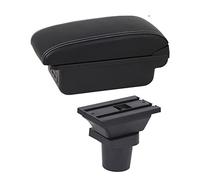 Auto Centrale Bracciolo Accessori Auto Box Bracciolo Per Toyota Per Yarisota Per VITZ Per 5DR OTA Per Hatchback 2006 2007 2008 2009(C2 White Line)