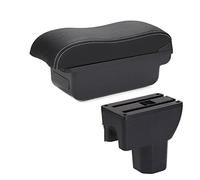 Auto Centrale Bracciolo Box Bracciolo Accessori Auto Dettagli Interni Portaoggetti Per Suzuki Per Ignis(C3 black white NOUSB)