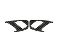 Auto Centro Console Panel Trim Per Chevrolet Per Camaro 2017-2022 Pulsante Interruttore Porta Interna Carbonio Adesivo Decorativo Cornice Decorativa(Black carbon fiber)