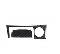 Auto Centro Console Panel Trim Per Toyota Celica 2012-2015 Auto Fibra Controllo Centrale Accendisigari Pannello Rivestimento Decorazione Adesivo(Nero,LHD)