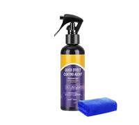 Auto Ceramic Coating, 100ML Shiny Spray, Hydrophobic Dirt-Resistant Compact Tool, Reusable Restoration Kit, Portable Vehicle Accessory, for SUV RV Truck Car Automotive Swirl Trim Protection