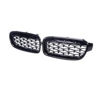 Auto Chrome Diamante Rene Anteriore Griglia Da Corsa Griglia Per BMW Per Serie 3 F30 F31 F35 325xi 320i 325i 325i 328i 330i 2013-2019 Griglia Anteriore(Nero lucido)