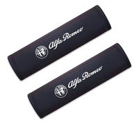 SANQIUTOU Auto Cintura di Sicurezza Protezione Copertura Copri per Alfa Romeo Stelvio Mito Giulietta 156 159 147 Adulti e Bambini Interni Accessori, 2 Pezzi,White